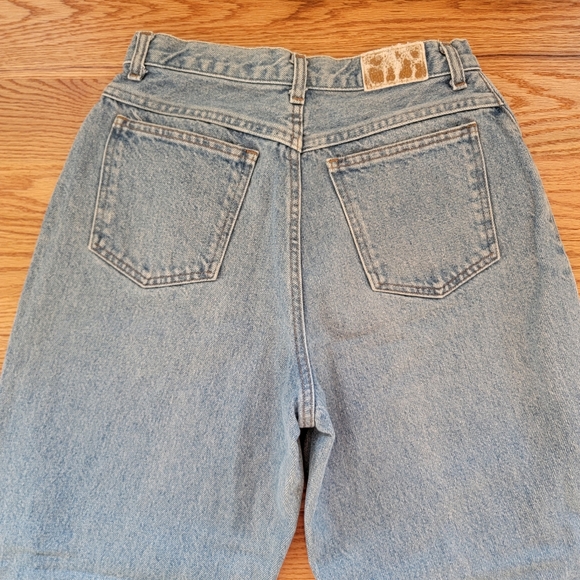 HUNT CLUB ♡ Vintage Hi-Rise Wide Leg Factory Faded Denim Blue Jeans 10P - Picture 3 of 16